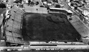Aerial view of Honolulu Stadium (aka The Termite Palace), home of the Hawai'i Islanders.   Photo taken in the 1960s.