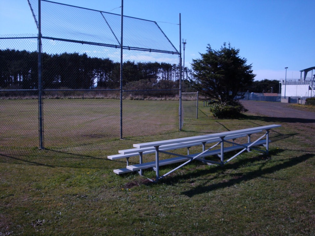 Figure 2. The Yachats Baseball Field -- the current grandstand.