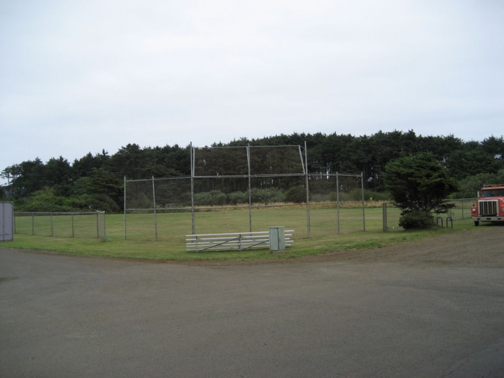 Figure 1. The Yachats Baseball Field -- the whole shebang