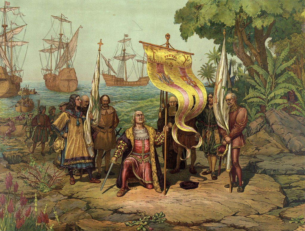 Figure 3. Christopher Columbus Arrives in America. By Gergio Delucci.
