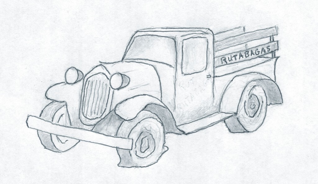 Figure 2. Rutabaga truck Ms. McQuiver mistakenly thought they all fell off of.**
